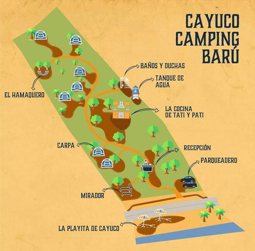 Cayuco Camping Baru Hotel Santa Ana  Kültér fotó